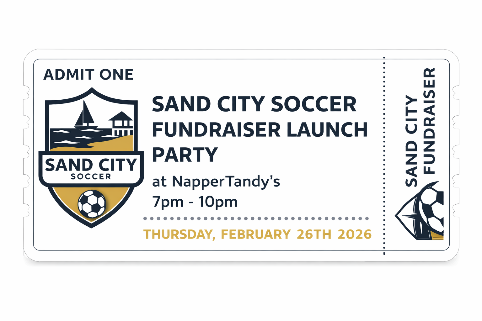 Sand City Soccer Fundraiser Launch Party